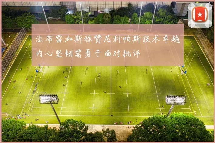 法布雷加斯称赞尼科帕斯技术卓越内心坚韧需勇于面对批评